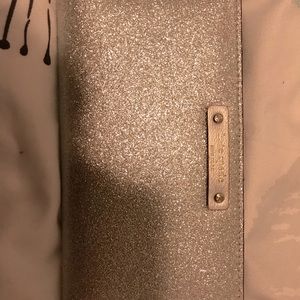 Silver glitter Kate Spade wallet